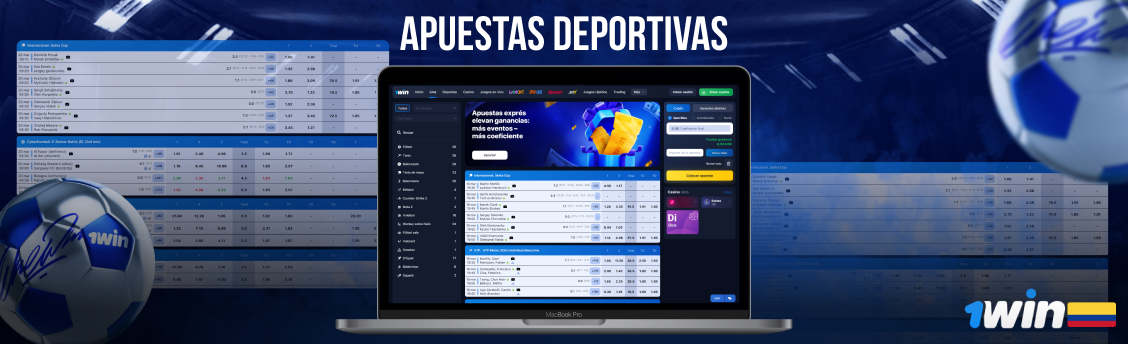 Categorías deportivas en la plataforma 1win